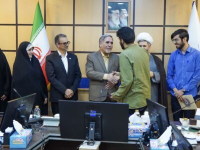 مراسم تکریم‌ و معارفه مسئول بسیج دانشجویی دانشگاه برگزار شد